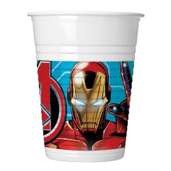 Mighty Avengers Plastic Cups 200ML 8CT