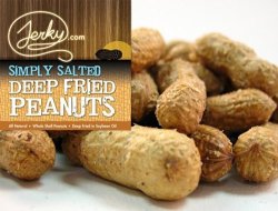 Simply Salted Deep Fried Peanuts - 3 Pack - World Famous - Eat Them Shell & All - 10 Oz. Bag