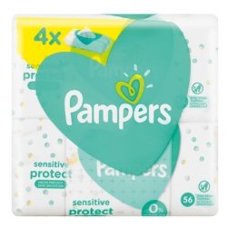 Pampers Sensitive Wet Wipes 224 4X56 Baby Wipes