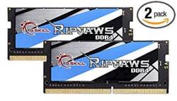G.skill 16GB 2 X 8G Ripjaws Series DDR4 PC4-19200 So-dimm Laptop Memory F4-2400C16D-16GRS