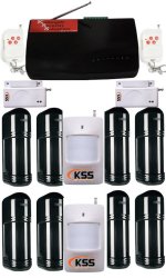 GSM Security Alarm System With 4 Beams