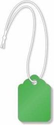 Merchandise Tags Dark Green 7 2-3 16" X 1-7 16" Hole-with String - Box Of 1 000 Tags