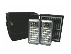 Ultratec 2 Piece Camping Led Kit Ac dc With Solar Panel