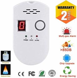 Natural Gas Leak Detector Natural Gas Alarm Detector For Home Smart Gas Detector Electronic Sniffer Pen Plug-in Gas Detector