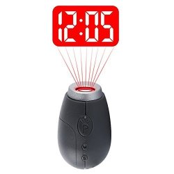 MINI Digital Projection Clock Ixaer Electronic LED Nightlight Portable Projection Clock Best Travel Multifunction Clock Hour Minute And Day Display Suitable For Living-room Bedroom