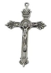 Flowing Crucifix - Silver 5cm