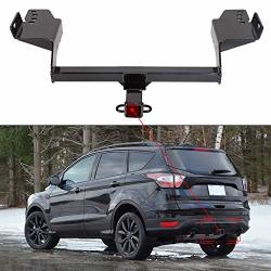 ECOTRIC Class 3 Trailer Hitch Receiver Towing 2 Compatible With 2013-2018 Ford Escape Sel se s titanium Models
