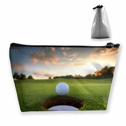 Makeup Bag Cosmetic Golf Hole Portable Bag Mobile Trapezoidal Storage Bag Travel Bags With Zipper
