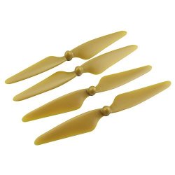Fu's Store Upgraded Propellers Cw Ccw Props For Hubsan H501S H501C X4 Drone Rc Quadcopter Carsh Pack Spare Parts Golden 4PCS