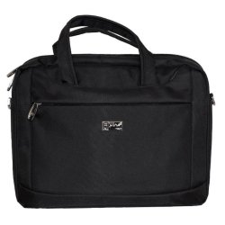 Fino SK-9022 Polyester Unisex Hand & Shoulder 13" Laptop Bag - Black