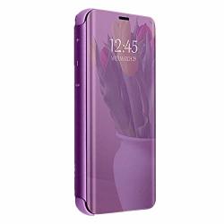 Samsung Galaxy S9 Mirror Case Metal Flip Stand Phone Cover Full Protective Case For Samsung Galaxy S9 S9 Plus Samsung Galaxy S9 Plus Purple
