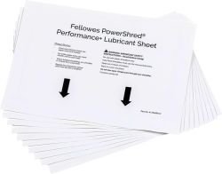 Fellowes Performance+ Shredder Oil Sheets Pack Of 10