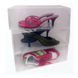 Clear Shoe Box