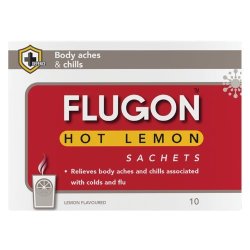 Flugon Hot Lemon Sachets For Adults 10S