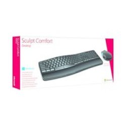 Microsoft Sculpt Comfort Desktop Wireless Keyboard & Mouse Bundle