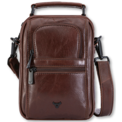 Brando Winchester Top Handle 7" Shoulder Bag Brown