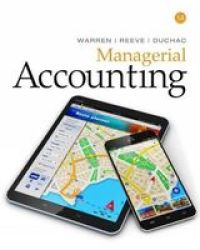 Managerial Accounting Hardcover 14th Revised Edition