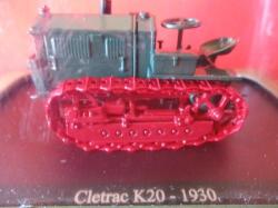 Cletrac K20 - 1930 -tractors And The World Of Farming Collection 1:43 Scale