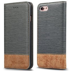For Iphone 7 Iphone 8 Case Wenbelle Blazers Series Stand Feature Premium Soft Pu Color Matching Leather Wallet Cover Flip Cases Apple Iphone