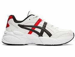 ASICS Men's Gel-bnd Shoes 10M White classic Red