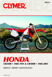 Clymer M432-3 Honda Cr250r 1988 To 1991 & Cr500r 1988 To 2001 Repair Manual