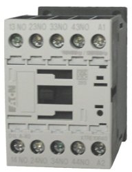 Eaton Moeller DILA-40 4 Pole Control Relay With A 110 120 Volt Ac Coil. Comes With 4 N.o. Base Contacts Rated For 16 Amps