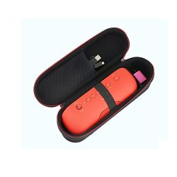 Esimen 2018 Design Hard Case For Sony SRS-XB31 XB30 Bluetooth Speaker Carry Bag Protective Box Black+red