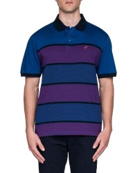 Fine Stripe Cotton Golf Shirt