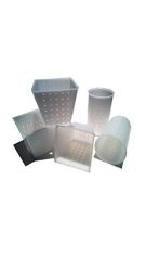 Set Of 5 Molds- 3 Pyramid Molds And 2 Beaker Molds