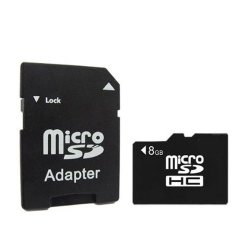 8GB Microsd Memory Card And Sd Adapter For LG Optimus 2X Nokia N8 C6 C3-01 X5-01 Asha 305 Asha 200 201 808 Pureview Samsung