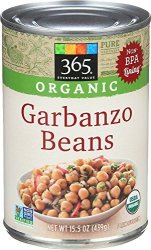 365 Everyday Value Organic Garbanzo Beans 15.5 Ounce