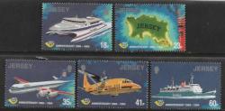 Jersey 1994 Mnh Postal Administration Aeroplanes Ships