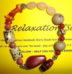 Marykay - Relaxation Soothing Beads - Genuine Gemstone Worry Beads