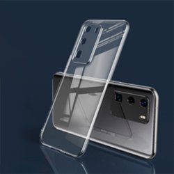 Huawei P40 Ultra Thin Silicone Case - Transparent Clear