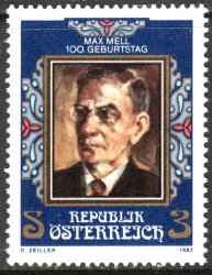 Austria 1982 Unmounted Mint Sg 1948 Max Mell Writer