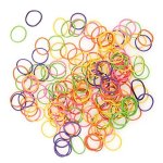 Hixixi 500pcs/pack Puppy Cat Dog Hair Rubber Bands Elastics for DIY Pet Hair Bows Grooming Topknot 0.5inch