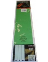 Lever Arch File Labels Value Pack 24 Pack Green