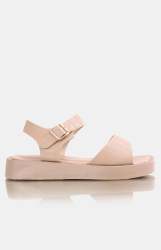 Ladies Croc Sandals - Taupe - Taupe UK 6