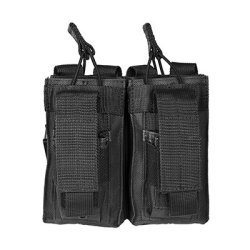 Nc Star Double Ar And Pistol Mag Pouch - Black