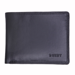 Busby Tuscany Billfold For Men Wallet - Black