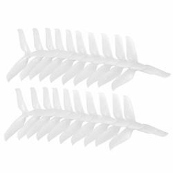 Racerstar 10 Pairs 5X4.2 5042 Tri-blade Propellers Racing Quadcopter Drone Props Clear
