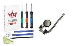 Iphone 5S Home Button Flex Cable Prime Repair Kit With Certified Repair Tools- Mobileprime W protools Black