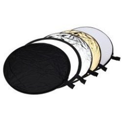5 In 1 Light Mulit Collapsible Disk Style Reflector 60CM