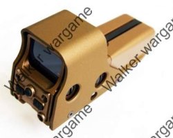 Tactical 552 Type Red green Reflex Dot Holographic Sight -- Desert Tan Colour