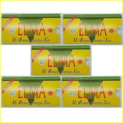 Elma Classic Greek Chewing Gum With Natural Chios Resin Gum Mastic And Mastiha Oil - 5 X 10-PACKS