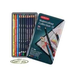 Derwent Watercolor Collection 12pc Tin