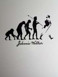 Johnnie Walker Evolution Vinyl Sticker