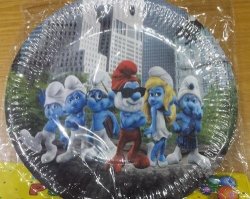 Smurfs Party Plates 10