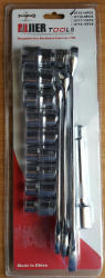 14pc Tool Set Spanner And Socket