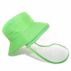 Kids Age 6-8 Bucket Hat & Shield Lime Green